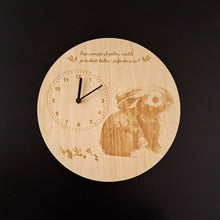 Katso kuvagalleriassa, Puinen kello, Kettu tai Pupu