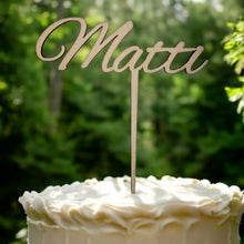 Katso kuvagalleriassa, kakkutikku puusta syntymäpäiväjuhlat