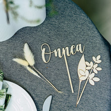 Katso kuvagalleriassa, onnea kakkukoriste, syntymäpäiväkakku, puukoriste kakkuun