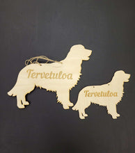 Katso kuvagalleriassa, kultainen noutaja koirakyltti oveen