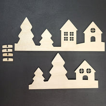 Katso kuvagalleriassa, metsäkatu, jouluinen talokoriste, joulusommitelma