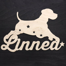 Katso kuvagalleriassa, lastenhuoneen sisustus, koirakyltti lapselle, lapsen nimikyltti