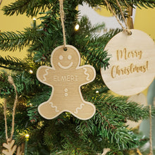 Katso kuvagalleriassa, vanerista laseroimalla valmistettu piparipoika joulukoriste nimellä