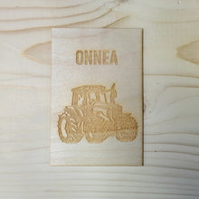 Katso kuvagalleriassa, traktori, traktorikortti lapselle, onnittelukortti, pojalle