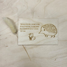 Katso kuvagalleriassa, kaunis eläinkortti ystävälle, ystävänpäiväkortti, runokortti