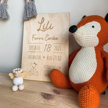 Katso kuvagalleriassa, hieno syntymätaulu vauvalle