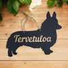 koirakyltti, corgi, tervetuloa kyltti corgi, ovikyltti