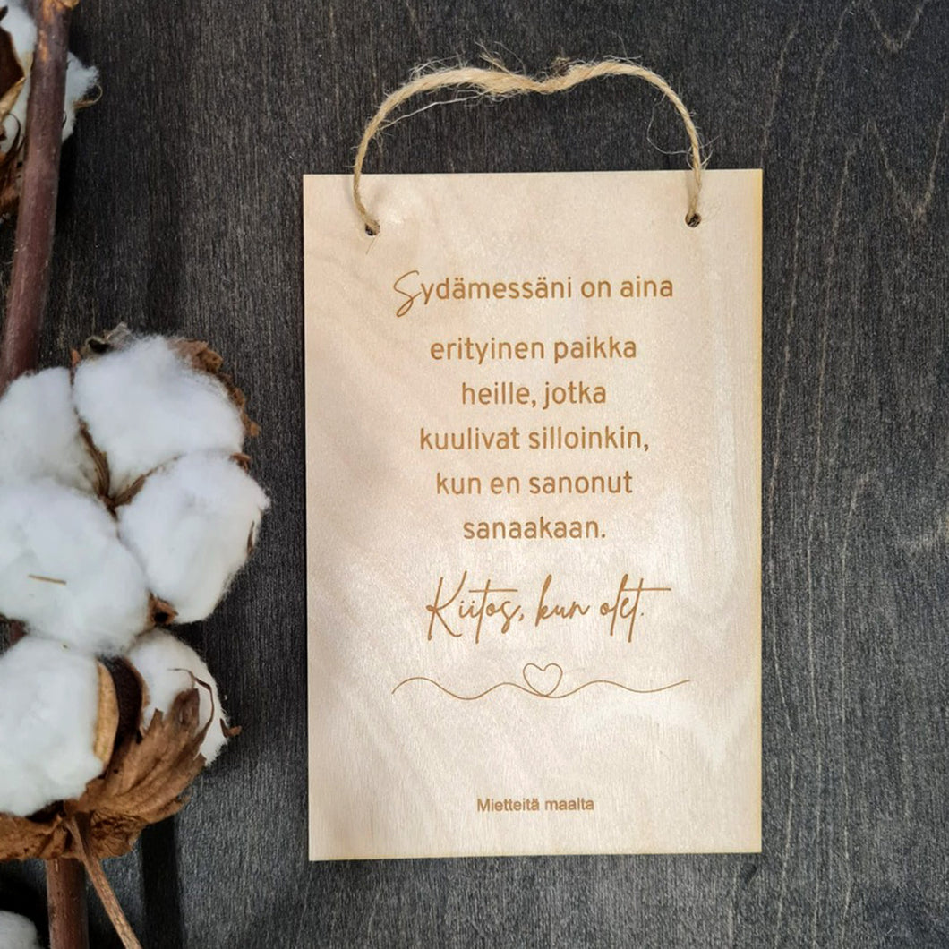 kortti ystävälle